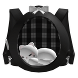 ♡ : soft cat backpack carrier (3.0)┊black