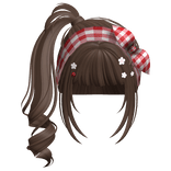 Soft Cottage Core Brown Pigtails