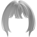 ♡ : Soft Cozy Fluffy White Anime Bangs