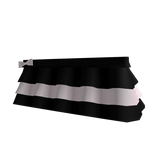 Soft Cute Black w/ pink Ruffled Skirt 