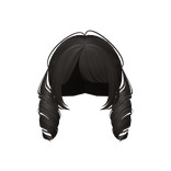 Soft Dark Brown Curly Doll Hair