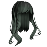 Soft Fluffy Hair Braided in Green