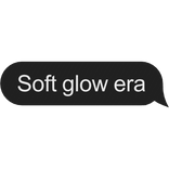 Soft glow era text