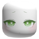 Soft Green Head Empty Just Cute