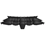 soft layered mini skirt in black