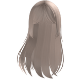 Soft Layered Straight Hair - Platinum