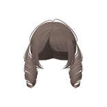 Soft Light Brown Curly Doll Hair