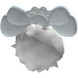 ♡ : soft lovely bunny fluffy tail┊blue