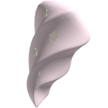 ♡ Soft Pastel Pink Unicorn Tail With Stars