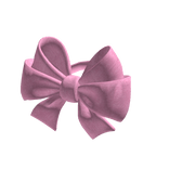 Soft Pink Velvet Bow (for Korblox)
