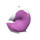 Soft Purple Curly Kemono Puppy Tail