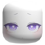 Soft Purple Head Empty Just Cute