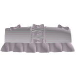 soft ruffle mini skirt in blush pink