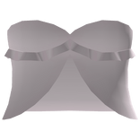 soft ruffled open split top in pink