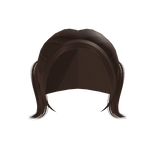 ♡꒰soft short anime pigtails in brown꒱