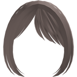 ♡ : soft side swept anime bangs in ash blond(e)