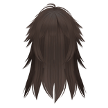 Soft Spikey Brown Anime Hair