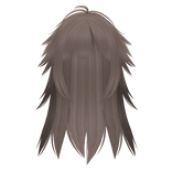 Soft Spikey Light Brown Anime Hair