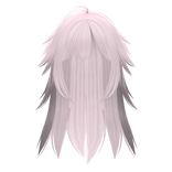 Soft Spikey Pink Anime Hair