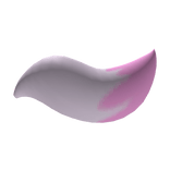 Soft White And Pink Fox Tail | Mangle Anime V2