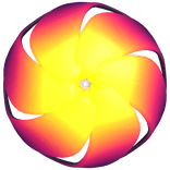 Solar Flare Spiral Dress [Emissive]