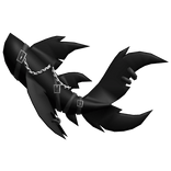 Solid Black Shark Tail