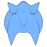 Sonic X Hair Outline