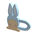 ♡ sonny angel blue hairclip