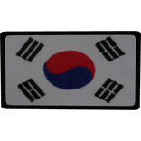 South Korea Flag Patch, Full Colour