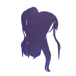 Space Long Hair Ponytail 