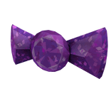 Sparkle Time Amethyst Bow Tie