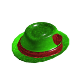 Sparkly Christmas Fedora with Rose