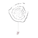 Spider cobweb Face Pink Soft Girly Cute