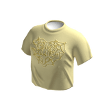 Spider Set y2k grunge tee Yellow