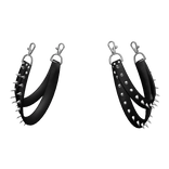 Spike Emo Straps in Black