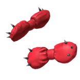 spike punk hair bows