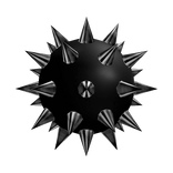 Spiked Black Clown Nose