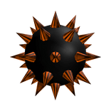 Spiked Halloween Clown Nose