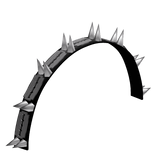 Spiked Headband With Razors