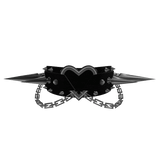 Spiked Heart Choker [3.0] // Chrome [PBR]