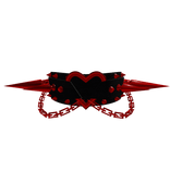 Spiked Heart Choker [3.0] // Red [PBR]