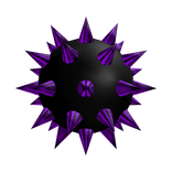 Spiked Purple Clown Nose