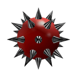 Spiked Red Clown Nose