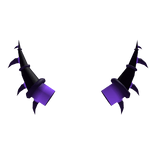 Spikey Anime Purple Horns