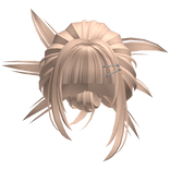 Spikey Tied Back Bun (Blonde)
