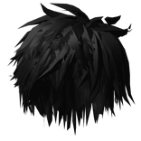 💯 Spiky Anime Boys Emo Hair (Black) 