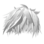 💯 Spiky Anime Boys Emo Hair (White)