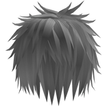 Spiky Emo Messy Vkei Hair In Grey