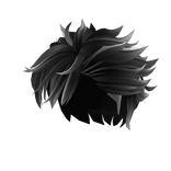 🍀Spiky Half Slick Back (Black&White)