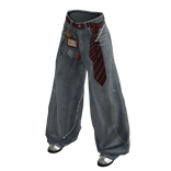 Splattered Wide Leg Japanese Selvedge Denim Jeans